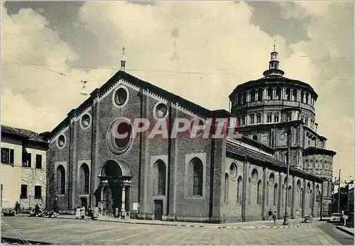 Moderne Karte Milano Eglise St Marie des Grazie