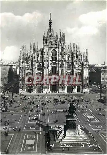 Moderne Karte Milano Il Duomo