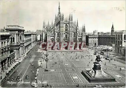 Cartes postales moderne Milano Piazza del Duomo