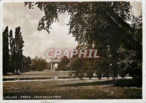 Moderne Karte Milano Parco Arco Della Pace