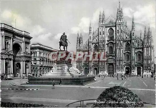 Moderne Karte Milano Place du Dome