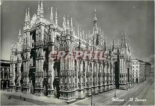 Moderne Karte Milano Il Duomo