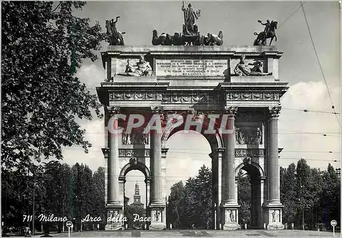 Moderne Karte Milano Arco della Pace