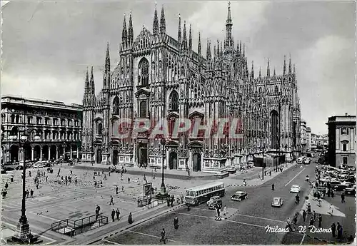 Cartes postales moderne Milano Il Duomo Autobus
