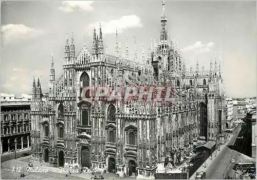 Moderne Karte Milano Piazza Duomo