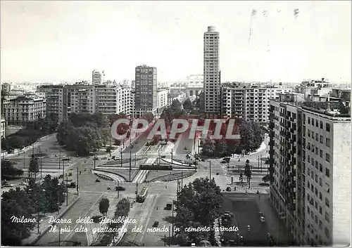 Moderne Karte Gratteciel de Milan Le Batiment le plus Moderne du Monde Hauteur sur le Niveau du Trottoir m 114