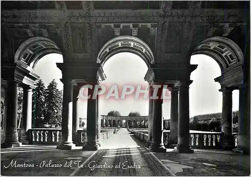 Cartes postales moderne Mantoue Le Palais du The Jardin et Esedra