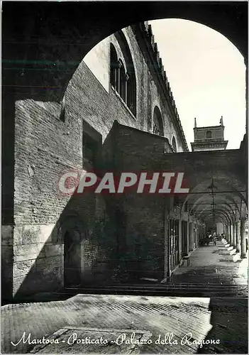 Cartes postales moderne Mantoue (Mantova) Le Portique Le Palais de la Raison