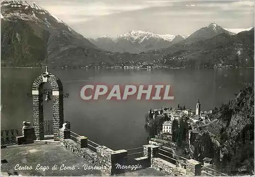 Moderne Karte Verenna e Menaggio Centro Lago di Como