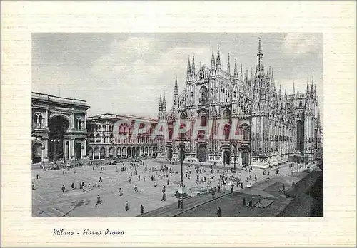 Cartes postales moderne Milano Place du Dome