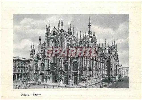 Cartes postales moderne Milano Le Dome