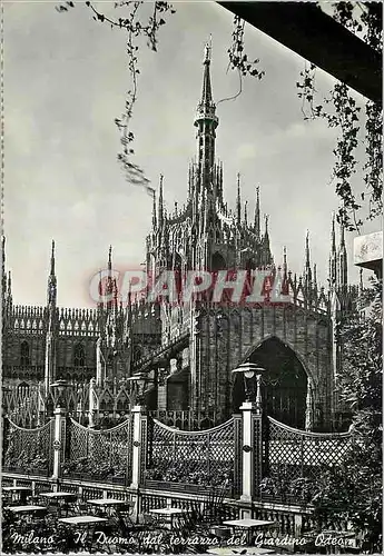 Cartes postales moderne Milano Il Duomo dal Terrazzo del Giardino