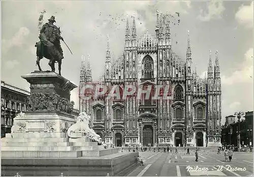 Moderne Karte Milano Il Duomo