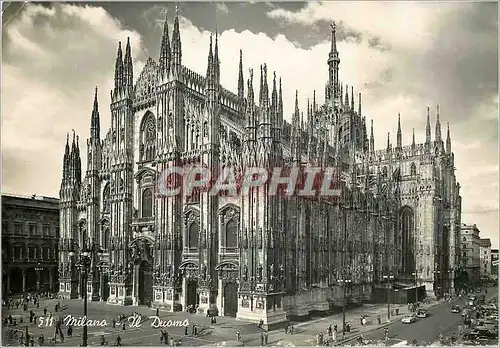 Moderne Karte Milano Il Duomo