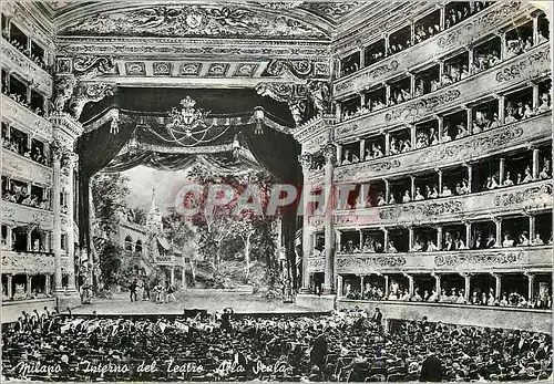 Cartes postales moderne Milano Interno del Teatro alla Scala