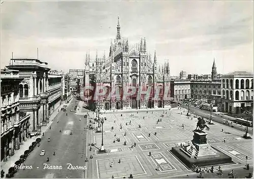 Moderne Karte Milano Piazza Duomo