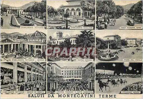 Cartes postales moderne Saluti da Montecatini Terme