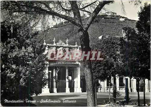 Moderne Karte Montecatini Terme Stabilimento Tettuccio