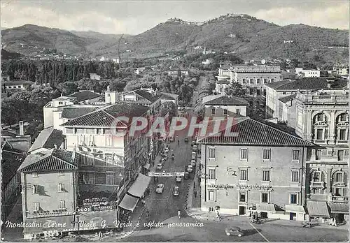 Cartes postales moderne Montecatini Terme Avenue G Verdi et vue Panoramique