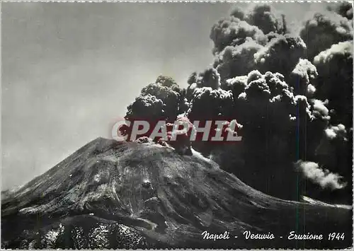 Cartes postales moderne Napoli Eurption du 1914 volcan