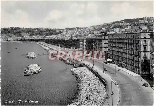 Cartes postales moderne Napoli Rue Partenope