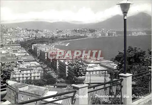 Cartes postales moderne Napoli Panorama vue de Rue Horace