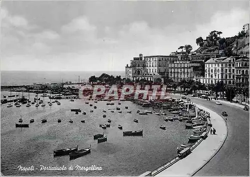 Cartes postales moderne Napoli Le Petit Port de Mergellina