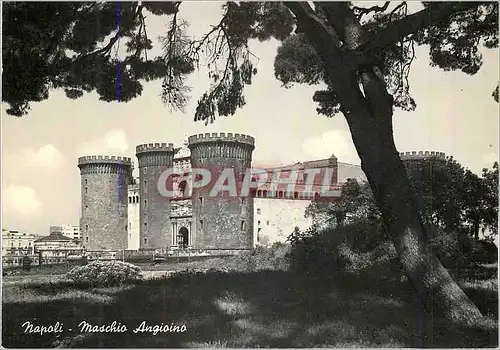 Cartes postales moderne Napoli Donjon des Anjou