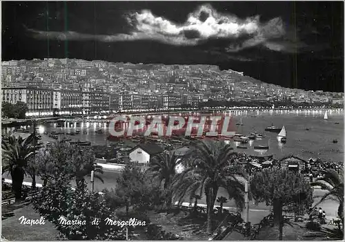 Cartes postales moderne Napoli Marine de Mergellina