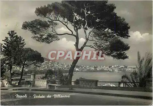 Moderne Karte Napoli Veduta da Villanova