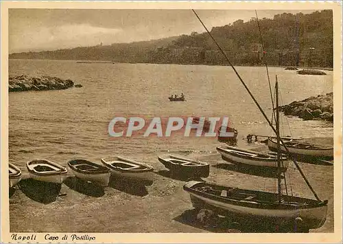 Moderne Karte Napoli Capo di Posillipo