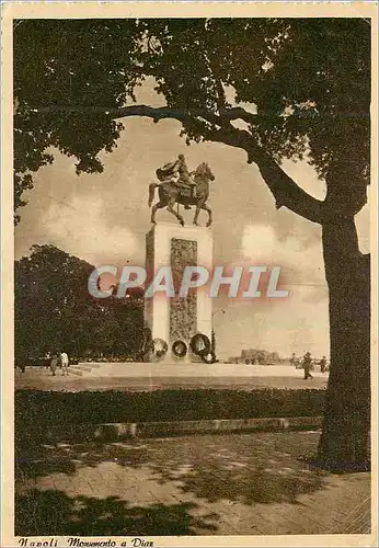 Cartes postales moderne Napoli Monumento a Diaz Volcans