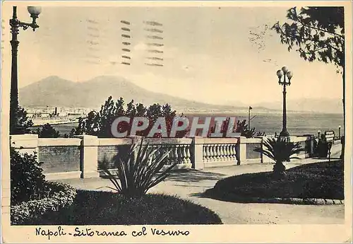 Cartes postales moderne Napoli Sitoranea Col Vesuro