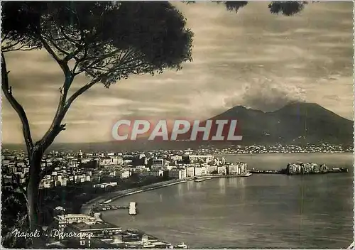 Moderne Karte Napoli Panorama