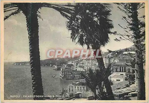 Cartes postales moderne Napoli Palais Donn'Anna et Posillipo