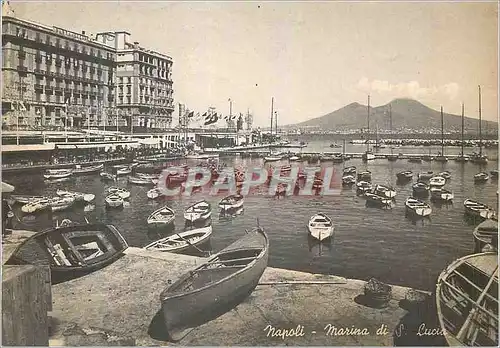 Cartes postales moderne Napoli Cote de Ste Lucie Bateaux