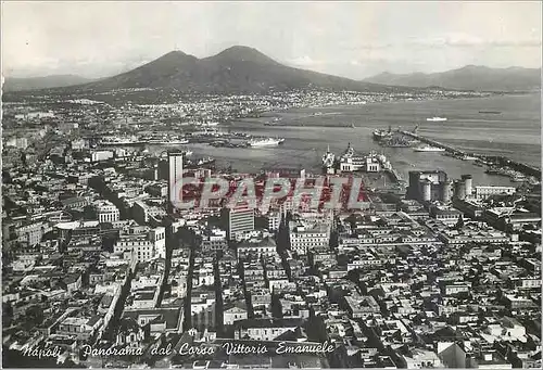 Cartes postales moderne Napoli Panorama dal Corso Vittoria Emanuele
