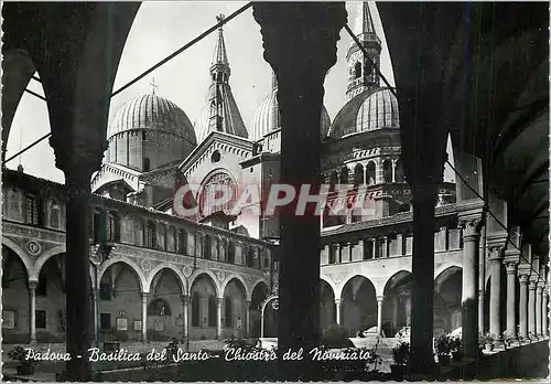 Moderne Karte Padova Basilica del Santo Chiostro del Nouziato