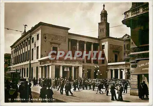 Cartes postales moderne Padova Caffe Pedrocchi Tramway