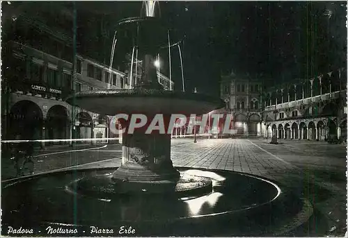 Cartes postales moderne Padova Natturno Piazza Erbe