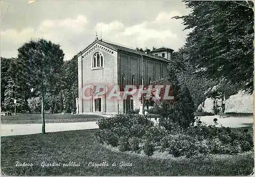 Cartes postales moderne Padova Jardins Publiques et Chapelle de Giotto