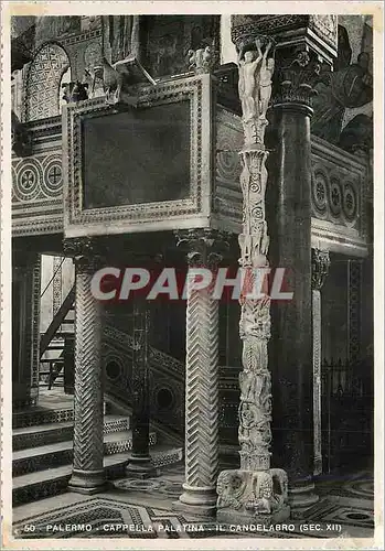 Cartes postales moderne Palermo Chapelle Palatine Le Candelabre (XIIe Siecle)