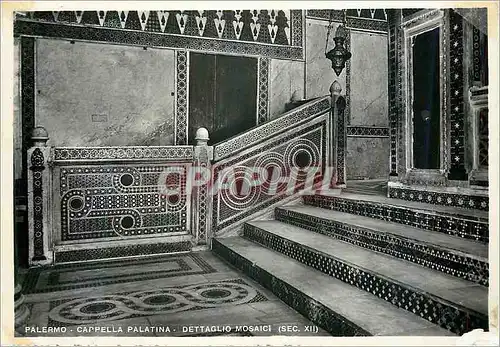 Cartes postales moderne Palermo Chapelle Palatine Detail des Mosaiques (XIIe Siecle)