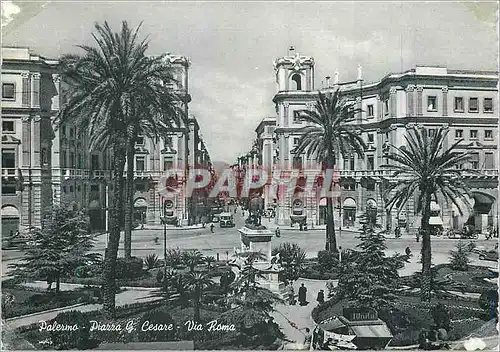 Cartes postales moderne Palermo Piazza G Cesare Via Roma