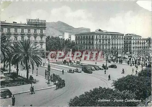 Cartes postales moderne Palermo La Place Castelnuovo