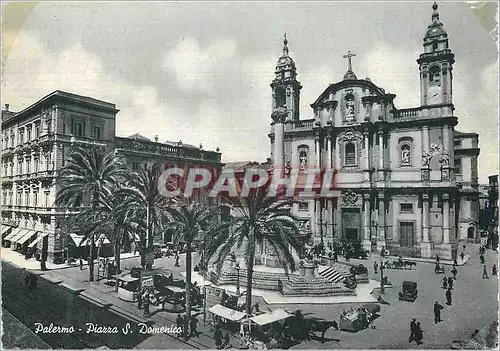 Cartes postales moderne Palermo La Place S Dominique