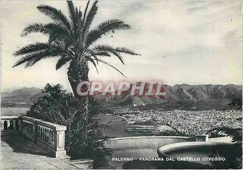 Cartes postales moderne Palermo Panorama de la Chateau Utveggio