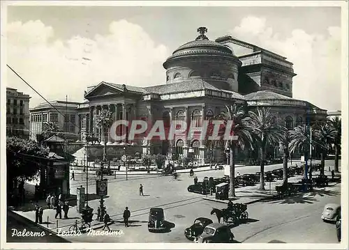 Moderne Karte Palermo Le Theatre Maximum