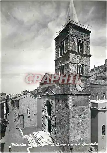 Cartes postales moderne Palestrina  Il Duomo e il Suo Campanile La Cathedrale et le Clocher