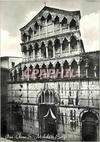 Moderne Karte Pisa Chiesa S Michele in Borgo